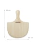 relaxdays Pizzastein in Natur mit Zubehör - (H)3 cm