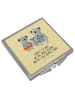 Mr. & Mrs. Panda Kleiner Spiegel Koala Familie mit Spruch in Gelb Pastell