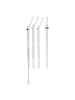 Butlers Trinkhalm-Set LONG DRINK Kirsche in Multicolor-Durchsichtig