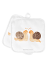 Mr. & Mrs. Panda 2er Set Topflappen  Schnecken Liebe ohne Spruch in Weiß