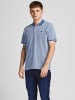 Jack & Jones Polo T-Shirt Pique Kurzarm Hemd Basic JPRBLUWIN in Blau