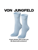 von Jungfeld Stickmotiv Blumen in Stick Blau