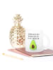 Mr. & Mrs. Panda Pott Avocado Glücklich mit Spruch in Transparent