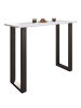 ebuy24 Bartisch Xona schwarz Weiß 140 x 50 cm