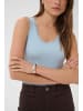 Kaffe Jersey-Top ärmellos KAOMI Slim fit in Blue Fog