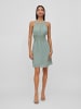 Vila Lockeres Sommer Dress Stickerei Kleid mit Neckholder in Grün