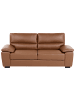 Beliani 3-Sitzer Sofa VOGAR in Braun/Schwarz - (W) 195 x (H) 90 x (L) 74 cm