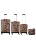 Franky Kofferset 55+69+79 cm + Beautycase in leopard