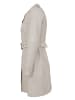 Mauritius Leder-Trenchcoat Lammnappa in Elfenbein