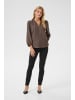 Kaffe Langarm-Bluse KAellen Regular fit in Deep Taupe CC