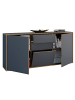VCM  Holz Kommode Sideboard Salia Breite 160 Schublade in Anthrazit