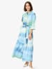 Noa Noa Kleid LiannNN in Print Blue-Green-Aqua