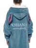 Lilo & Stitch Disney Lilo & Stitch Oversize Cozy Hoodie Übergroße Kuschelpullover in blau