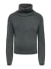 ONLY Strickpullover in Dark Grey Melange