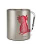 Mr. & Mrs. Panda Thermobecher Axolotl Niedlich ohne Spruch in Silber