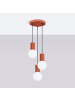 Nice Lamps Pendelleuchte ORBITAL 3 red H 125 cm