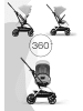 Cybex Cybex Eezy S Twist+2 Buggy - Farbe: Fog Grey / Gestell Silver