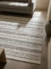 KADIMA DESIGN HYTHE Naturfaserteppich Streifen 140x200 Natur Schlafzimmer Boho in Natur