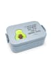 Mr. & Mrs. Panda Bento Box Avocado Kern Motiv mit Spruch in Blau Pastell