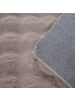 KADIMA DESIGN Teppich Waschbar Hochflor Uni Polyester Wohnzimmer in Beige