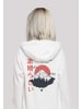 F4NT4STIC Hoodie Mount Fuji in weiß