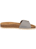 Palado Pantoletten Malta EGS Matt Premium Leather in Grau