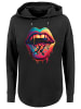 F4NT4STIC Oversized Hoodie Drooling Lips OVERSIZE HOODIE in schwarz