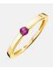 Diamant L'éternel Verlobungsring aus 585 Gelbgold mit Rubin