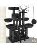 tectake Katzenbaum Gismo 195 cm Diverse Farben  (Schwarz)