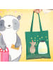 Mr. & Mrs. Panda totebag Maus Sterne ohne Spruch in Mint