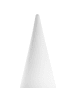 Beliani Stehlampe für den Außenbereich VULETAS in Weiß - (W) 36 x (H) 120 x (L) 36 cm