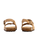 Divine Factory Leder-Pantoletten Noga Mistral BS Edge Beige