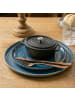 Freyersbacher Mini Cocotte Oval 12x8,5 cm Gusseisen, Kleiner Emaille Topf in Schwarz