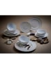 CreaTable CreaTable Antique offwhite Teller Set 12 teilig in Sand in Sand
