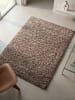 KADIMA DESIGN Teppich Hochflor Shaggy Waschbar Einfarbig RHEIN Strapazierfähig in Mokka