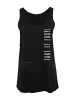 F4NT4STIC Damen Tanktop Take It Easy Text in schwarz