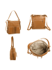 Samantha Look Schultertasche in cognac