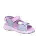 superfit Sandale CRISS CROSS in Hellblau/Lila