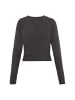 Libbi Damen Sweater in DUNKELGRAU MELANGE