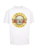 F4NT4STIC Heavy Oversize T-Shirt Guns 'n' Roses Vintage Logo Black in weiß