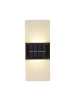 STAR Trading Solar Wandlampe ,Wally Frost', Dämmerungssensor, 2 Lichteinstellungen,