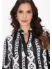 faina Women Dress in black white