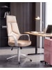 Beliani Bürostuhl DELIGHT in Rosa/Weiß - (W) 64 x (H) 116 x (L) 64 cm
