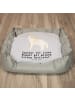 Mr. & Mrs. Panda Hundesofa Golden Retriever Moment mit Spruch in Grau Pastell