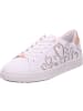 Tom Tailor Sneaker in white/rosegold