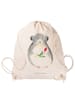 Mr. & Mrs. Panda wander rucksack Chinchilla Blume ohne Spruch in Creme