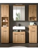 Inn.Furn Badmöbel-Set in Eiche Artisan 164 cm 5-teilig, Badezimmer mit viel Stauraum