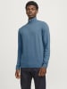 Jack & Jones Strickjacke mit Viertelreißverschluss in Oceanview