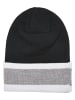 Urban Classics Beany in black/heathergrey/white