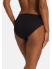 Hanro Midi Slip Cotton Seamless in Weiß / schwarz